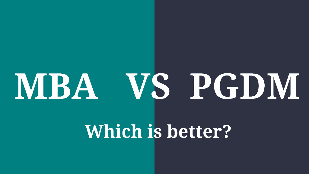 mba vs pgdm