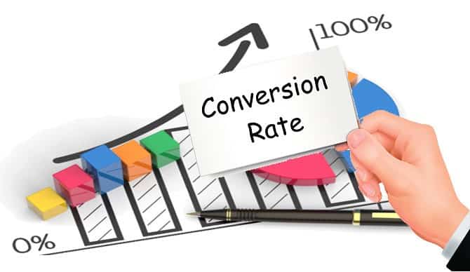 conversion rate